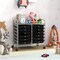 Costway 12 Drawers Rolling Cart Storage Scrapbook Paper Studio Organizer Bins Macaron/White/Light Pink/Purple/Pink/Clear/Gray/Rainbow/Multicolor/Hot Pink/Black